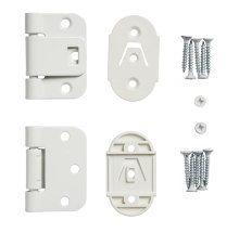 Gångjärn Innerdörr 46 x 65 mm Vit 2-pack